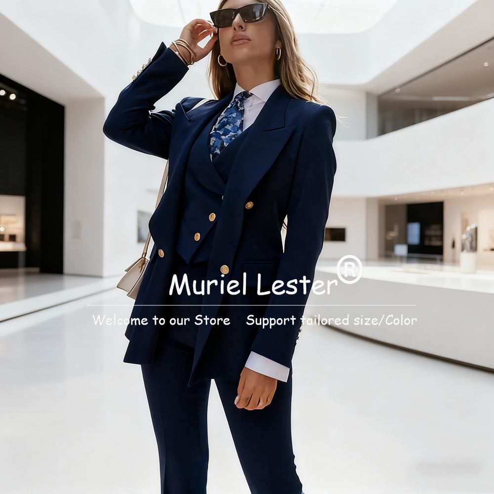 Elegant Blue Women's Suits Dou - đánh giá và giá Womens Blazer