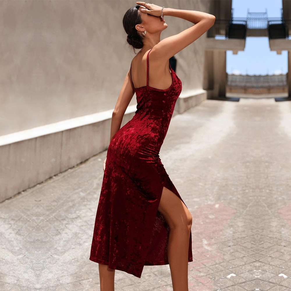 Women Autumn Winter Sexy Elega - đánh giá và giá Midi Dress