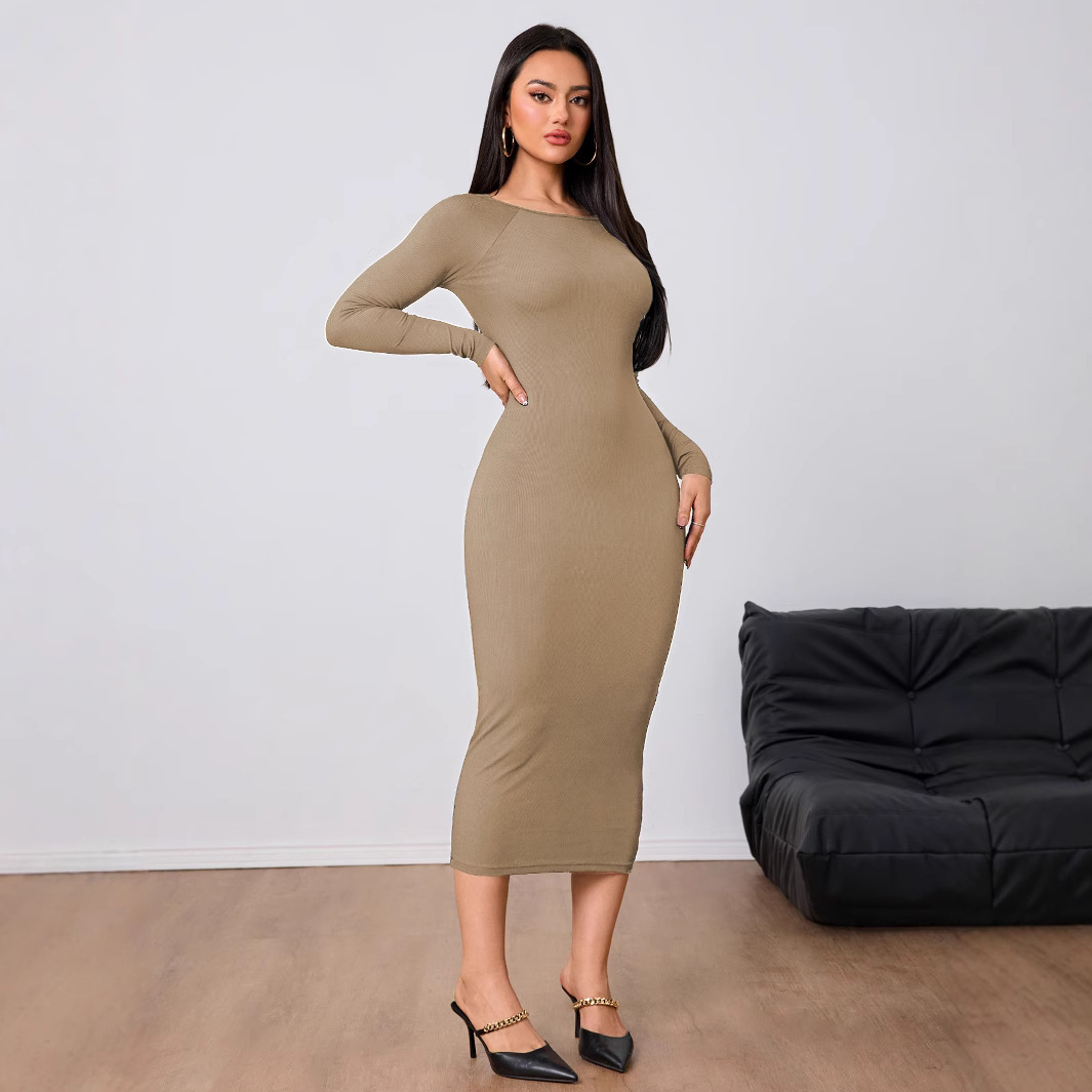 Women Fashion Simple Dress Spr - đánh giá và giá Midi Dress