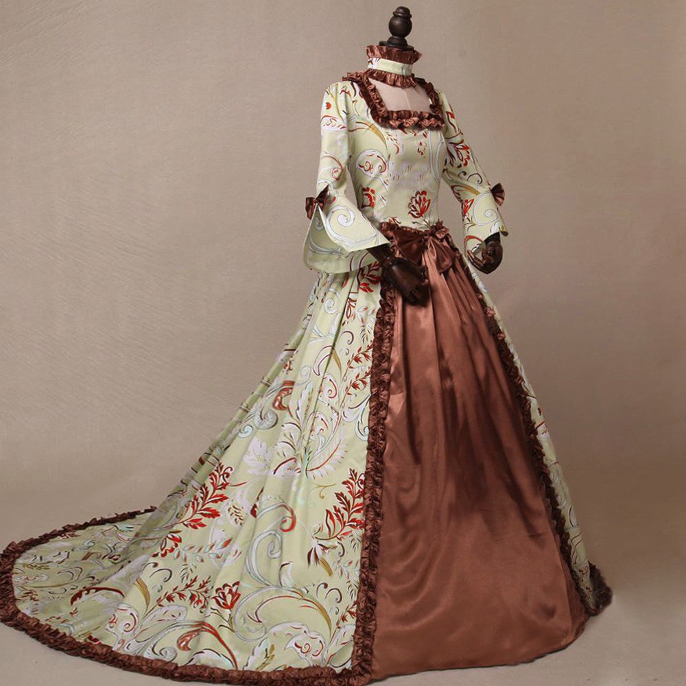 Printed Patchwork Dress Flared - đánh giá và giá Evening Gown