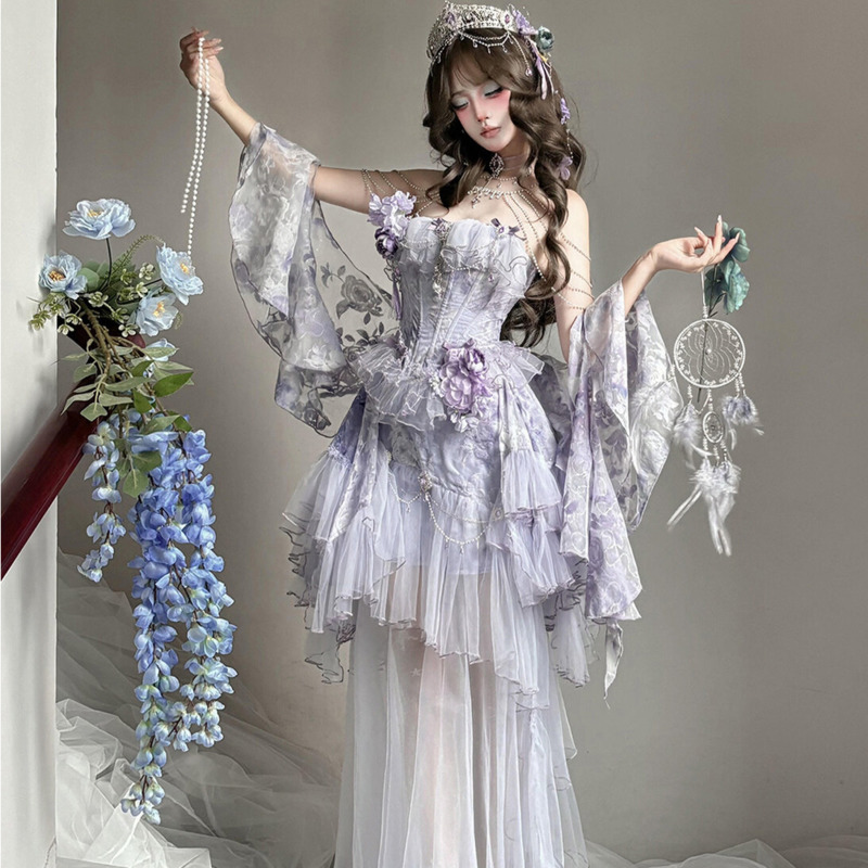 Violet Poetry Fog Lolita Dress - đánh giá và giá Formal Dress
