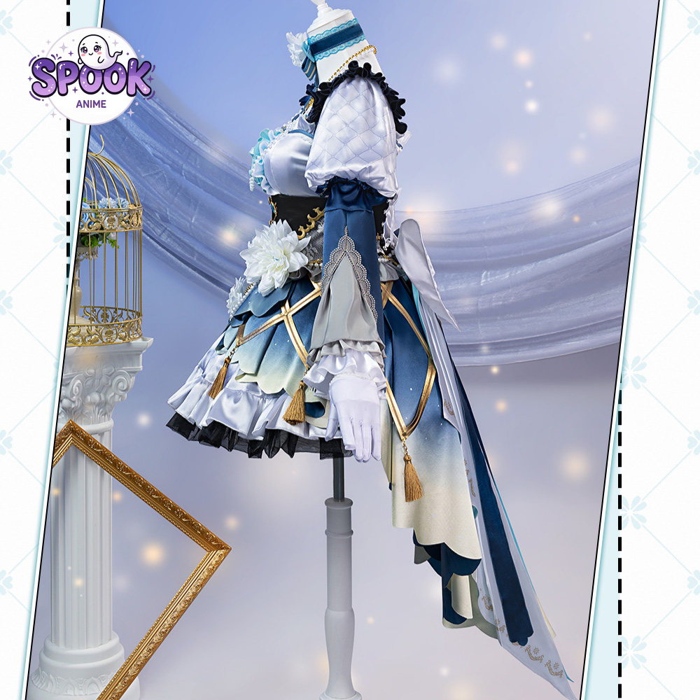 Blue White Lolita Dress Sayo H - đánh giá và giá Evening Gown